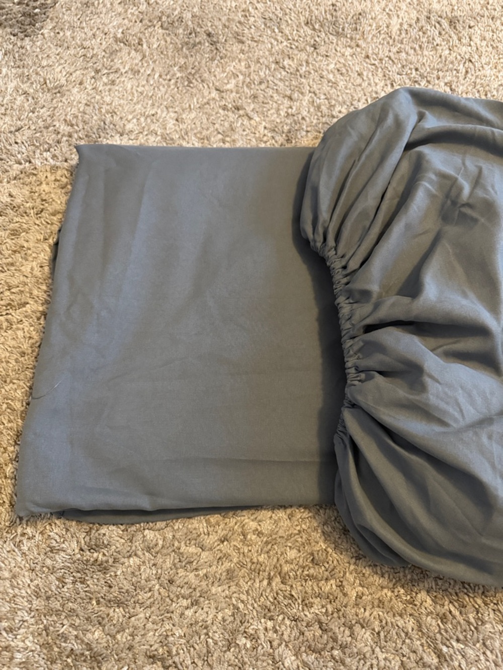 NWOT Microfiber Solid Slate Gray MassageTable Flat & Fitted Sheet